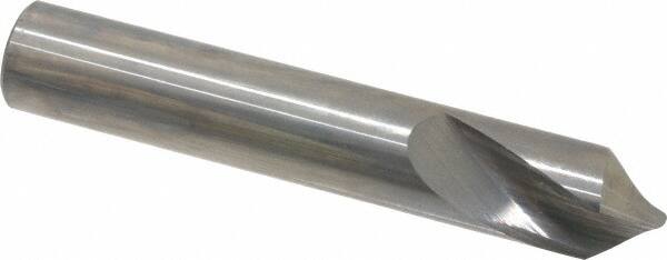 Made in USA - 1/2" Body Diam, 90°, 3" OAL, Solid Carbide Spotting Drill - Americas Industrial Supply