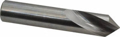 Made in USA - 3/4" Body Diam, 90°, 4" OAL, Solid Carbide Spotting Drill - Americas Industrial Supply