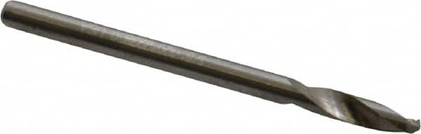 120° 1/8″ Diam 2″ OAL 2-Flute Solid Carbide Spotting Drill Bright/Uncoated, 5/8″ Flute Length, 1/8″ Shank Diam, RH Cut