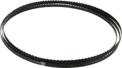 M.K. MORSE - 4 TPI, 7' 9-1/2" Long x 3/8" Wide x 0.025" Thick, Welded Band Saw Blade - High Carbon Steel, Toothed Edge, Raker Tooth Set, Flexible Back, Contour Cutting - Americas Industrial Supply