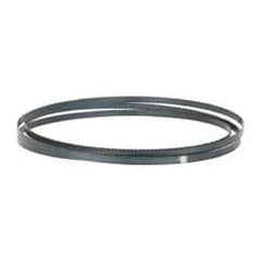 M.K. MORSE - 6 TPI, 7' 9-1/2" Long x 3/8" Wide x 0.025" Thick, Welded Band Saw Blade - High Carbon Steel, Toothed Edge, Raker Tooth Set, Flexible Back, Contour Cutting - Americas Industrial Supply
