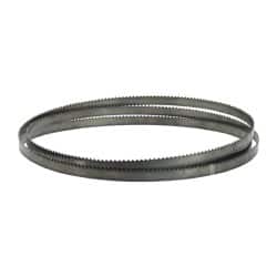M.K. MORSE - 6 TPI, 7' 9-1/2" Long x 1/2" Wide x 0.025" Thick, Welded Band Saw Blade - High Carbon Steel, Toothed Edge, Raker Tooth Set, Flexible Back, Contour Cutting - Americas Industrial Supply