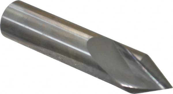 Made in USA - 5/8" Body Diam, 60°, 3" OAL, Solid Carbide Spotting Drill - Americas Industrial Supply