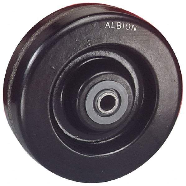 Albion - 12 Inch Diameter x 4 Inch Wide, Phenolic Caster Wheel - 8,000 Lb. Capacity, 4-1/2 Inch Hub Length, 1-1/4 Inch Axle Diameter, Tapered Bearing - Americas Industrial Supply