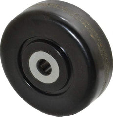 Albion - 3-1/2 Inch Diameter x 1-1/4 Inch Wide, Phenolic Caster Wheel - 400 Lb. Capacity, 1-3/8 Inch Hub Length, 1/2 Inch Axle Diameter, Roller Bearing - Americas Industrial Supply