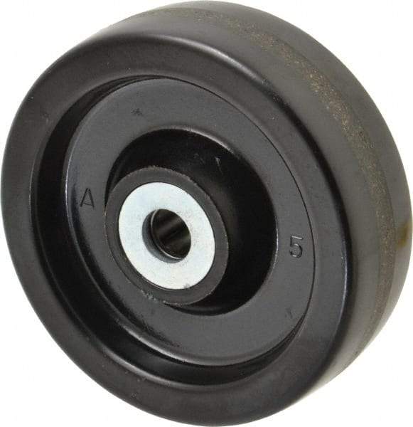 Albion - 4 Inch Diameter x 1-1/4 Inch Wide, Phenolic Caster Wheel - 400 Lb. Capacity, 1-3/8 Inch Hub Length, 1/2 Inch Axle Diameter, Roller Bearing - Americas Industrial Supply