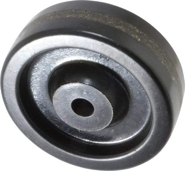 Albion - 4 Inch Diameter x 1-1/4 Inch Wide, Phenolic Caster Wheel - 400 Lb. Capacity, 1-3/8 Inch Hub Length, 1/2 Inch Axle Diameter, Plain Bearing - Americas Industrial Supply