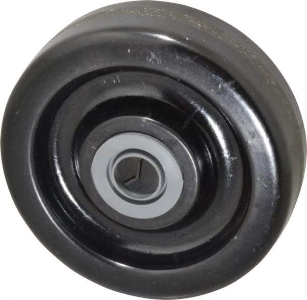 Albion - 5 Inch Diameter x 1-1/2 Inch Wide, Phenolic Caster Wheel - 600 Lb. Capacity, 1-5/8 Inch Hub Length, 1/2 Inch Axle Diameter, Roller Bearing - Americas Industrial Supply