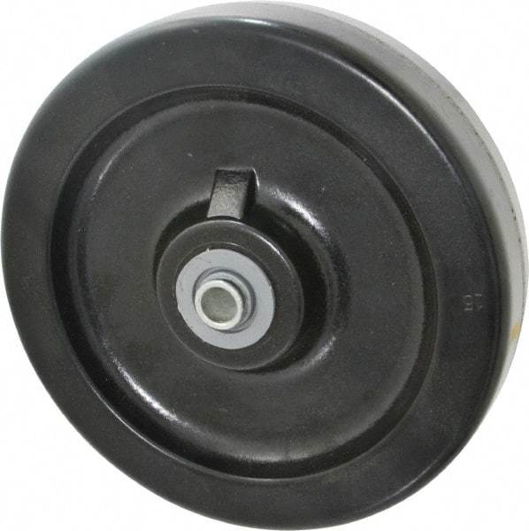 Albion - 8 Inch Diameter x 2 Inch Wide, Phenolic Caster Wheel - 1,400 Lb. Capacity, 2-3/16 Inch Hub Length, 1/2 Inch Axle Diameter, Roller Bearing - Americas Industrial Supply