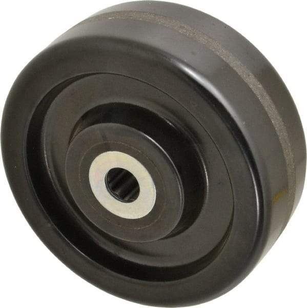 Albion - 8 Inch Diameter x 3 Inch Wide, Phenolic Caster Wheel - 2,500 Lb. Capacity, 3-1/4 Inch Hub Length, 1 Inch Axle Diameter, Roller Bearing - Americas Industrial Supply