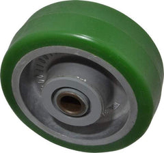 Albion - 4 Inch Diameter x 1-1/2 Inch Wide, Polyurethane Caster Wheel - 600 Lb. Capacity, 1-7/8 Inch Hub Length, 1/2 Inch Axle Diameter, Roller Bearing - Americas Industrial Supply