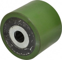 Albion - 4 Inch Diameter x 3-1/4 Inch Wide, Polyurethane Caster Wheel - 1,200 Lb. Capacity, 3-1/4 Inch Hub Length, 1 Inch Axle Diameter, Roller Bearing - Americas Industrial Supply