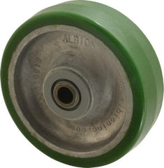 Albion - 5 Inch Diameter x 1-1/2 Inch Wide, Polyurethane Caster Wheel - 720 Lb. Capacity, 1-7/8 Inch Hub Length, 1/2 Inch Axle Diameter, Roller Bearing - Americas Industrial Supply