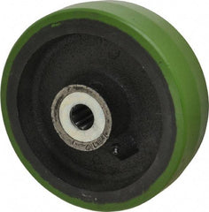 Albion - 8 Inch Diameter x 2-1/2 Inch Wide, Polyurethane Caster Wheel - 2,010 Lb. Capacity, 3-1/4 Inch Hub Length, 1 Inch Axle Diameter, Roller Bearing - Americas Industrial Supply