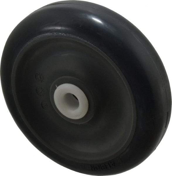 Albion - 5 Inch Diameter x 1-1/4 Inch Wide, Polyurethane Caster Wheel - 440 Lb. Capacity, 1-1/4 Inch Hub Length, 1/2 Inch Axle Diameter, Delrin Bearing - Americas Industrial Supply