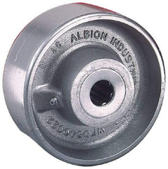 Albion - 8 Inch Diameter x 3 Inch Wide, Forged Steel Caster Wheel - 4,500 Lb. Capacity, 3-1/4 Inch Hub Length, 1-1/4 Inch Axle Diameter, Roller Bearing - Americas Industrial Supply