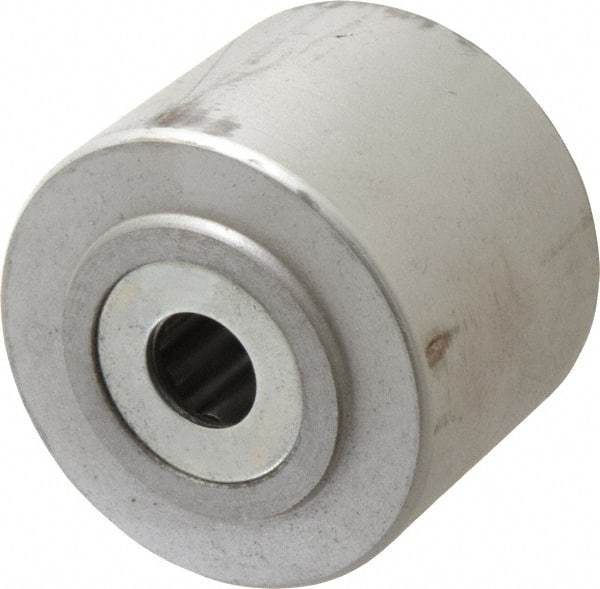 Albion - 4 Inch Diameter x 3 Inch Wide, Cast Iron Caster Wheel - 2,000 Lb. Capacity, 3-1/4 Inch Hub Length, 1 Inch Axle Diameter, Roller Bearing - Americas Industrial Supply