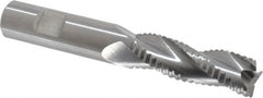 Kennametal - 3/4" Diam, Fine Pitch, 2-1/4" LOC, 3 Flute Solid Carbide Roughing Square End Mill - Uncoated, 5" OAL, 3/4" Shank Diam, Single End, Centercutting, 37° Helix - Americas Industrial Supply