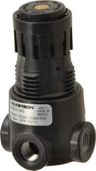 Wilkerson - 1/8 NPT Port, 13 CFM, Zinc Miniature Regulator - 2 to 125 psi Range, 300 Max psi Supply Pressure, 1/8" Gauge Port Thread, 1.65" Wide x 2.88" High - Americas Industrial Supply
