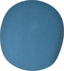 Superior Abrasives - 14" Diam, 50 Grit Zirconia Alumina Adhesive PSA Disc - Coarse Grade, Blue, Cloth Backing, Flexible - Americas Industrial Supply