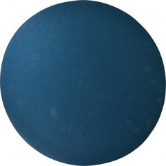 Superior Abrasives - 16" Diam, 60 Grit Zirconia Alumina Adhesive PSA Disc - Medium Grade, Blue, Cloth Backing, Flexible - Americas Industrial Supply