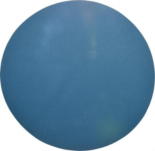 Superior Abrasives - 18" Diam, 80 Grit Zirconia Alumina Adhesive PSA Disc - Medium Grade, Blue, Cloth Backing, Flexible - Americas Industrial Supply