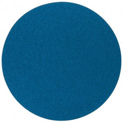 Superior Abrasives - 20" Diam, 40 Grit Zirconia Alumina Adhesive PSA Disc - Coarse Grade, Blue, X Weighted Backing, Flexible - Americas Industrial Supply