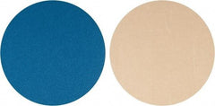 Superior Abrasives - 24" Diam, 50 Grit Zirconia Alumina Adhesive PSA Disc - Coarse Grade, Blue, X Weighted Backing, Flexible - Americas Industrial Supply