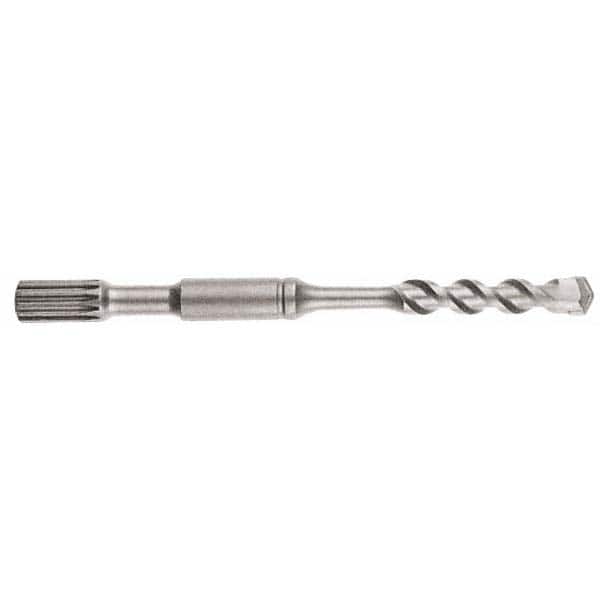 DeWALT - 1-1/4" Diam, Spline Shank, Carbide-Tipped Rotary & Hammer Drill Bit - Americas Industrial Supply