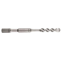 DeWALT - 1-1/4" Diam, Spline Shank, Carbide-Tipped Rotary & Hammer Drill Bit - Americas Industrial Supply