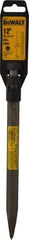 DeWALT - 12" OAL, 3/4" Shank Diam, Moil Point Chisel - Spline Drive, Spline Shank, Steel - Americas Industrial Supply