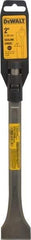 DeWALT - 2" Head Width, 12" OAL, 21/32" Shank Diam, Scaling Chisel - Spline Drive, Spline Shank, Steel - Americas Industrial Supply