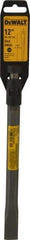 DeWALT - 1" Head Width, 12" OAL, 1-1/4" Shank Diam, Cold Chisel - Spline Drive, Spline Shank, Steel - Americas Industrial Supply