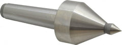 Royal Products - MT4 Taper Shank, 2-1/2" Head Diam 5,000 & 5,685 Lb Capacity Live Center - 4,000 Max RPM, 2.6" Head Length, 5/8" Point Diam, 15/16" Point Len, 685 Lb Max Workpc, 7-15/16" OAL, 5/8" Tip Diam, Long Point - Americas Industrial Supply