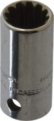 Proto - 1/4" Drive, 9/32" Socket, Spline Socket - 12 Points, 59/64" OAL - Americas Industrial Supply