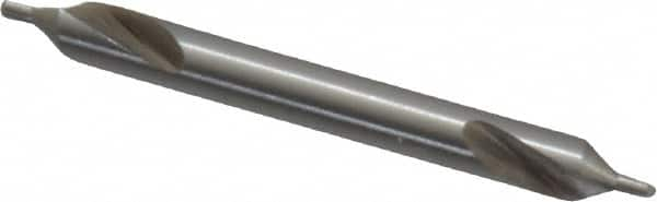 Interstate - #1 Plain Cut 60° Incl Angle High Speed Steel Combo Drill & Countersink - Americas Industrial Supply