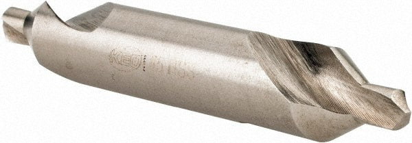 Keo - #5 Plain Cut 60° Incl Angle High Speed Steel Combo Drill & Countersink - Americas Industrial Supply