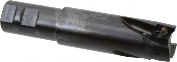 Kennametal - 1-1/2" Cut Diam, 18.03mm Max Depth of Cut, 1-1/4" Shank Diam, 165.86mm OAL, Indexable Square Shoulder End Mill - EC18.., EP18.. Inserts, Weldon Shank, 0° Lead Angle - Americas Industrial Supply