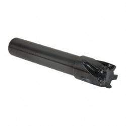 Kennametal - 1-1/2" Cut Diam, 14.48mm Max Depth of Cut, 1-1/4" Shank Diam, 203.2mm OAL, Indexable Square Shoulder End Mill - EC14.., EP14.. Inserts, Cylindrical Shank, 0° Lead Angle, Through Coolant - Americas Industrial Supply