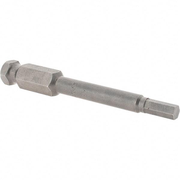 Apex - 7/32" Hex Bit - 7/16" Hex Drive, 3-1/2" OAL - Americas Industrial Supply