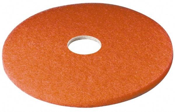 3M - Spray Buffing Pad - 22" Machine, Red Pad, Polyester - Americas Industrial Supply
