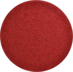 3M - Spray Buffing Pad - 13" Machine, Red Pad, Polyester - Americas Industrial Supply