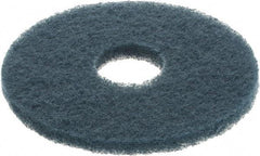 3M - Scrubbing Pad - 12" Machine, Blue Pad, Nylon & Polyester - Americas Industrial Supply