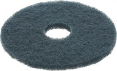 3M - Scrubbing Pad - 14" Machine, Blue Pad, Nylon & Polyester - Americas Industrial Supply