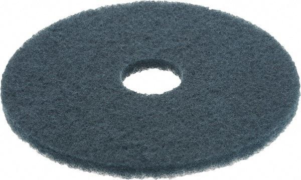 3M - Scrubbing Pad - 16" Machine, Blue Pad, Nylon & Polyester - Americas Industrial Supply