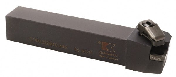 Kennametal - LH CCRN Negative Rake Indexable Turning Toolholder - Americas Industrial Supply
