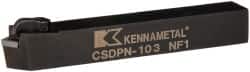 Kennametal - CSDP, Neutral Cut, 0° Lead Angle, 5/8" Shank Height x 5/8" Shank Width, Positive Rake Indexable Turning Toolholder - 4-1/2" OAL, SP..32. Insert Compatibility, Series Kendex - Americas Industrial Supply