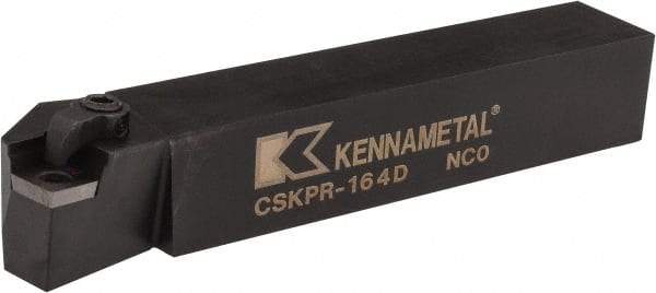 Kennametal - CSKP, Right Hand Cut, 15° Lead Angle, 1" Shank Height x 1" Shank Width, Positive Rake Indexable Turning Toolholder - 6" OAL, SP..42. Insert Compatibility, Series Kendex - Americas Industrial Supply