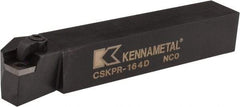 Kennametal - CSKP, Right Hand Cut, 15° Lead Angle, 1" Shank Height x 1" Shank Width, Positive Rake Indexable Turning Toolholder - 6" OAL, SP..42. Insert Compatibility, Series Kendex - Americas Industrial Supply