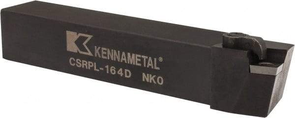 Kennametal - CSRP, Left Hand Cut, 15° Lead Angle, 1" Shank Height x 1" Shank Width, Positive Rake Indexable Turning Toolholder - 6" OAL, SP..42. Insert Compatibility, Series Kendex - Americas Industrial Supply